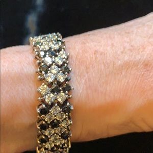 Sterling silver evening bracelet